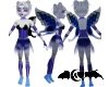 Blue corset faerie