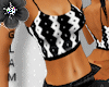 *G* Black White Capri