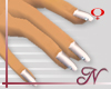 N- Nails beige diamonds