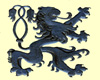 Lions earrings