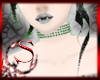 {S} Green Gem Collar