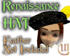 Renaisance Hat - Black