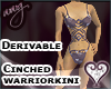 DERIVABLE cinched waist warrior bikini