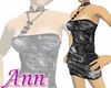 Asian Mini Dress BLACK