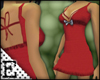 [E] Chic Red Dress