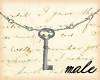 Vintage Key Necklace Men