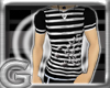 [G]Stripes Blk-wht shirt