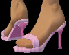 Angelic pink mules