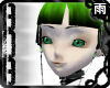 Beaded Bob Hair - Green