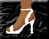 *V* White Heels