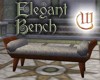 Elegant Willow Leaf Pattern Bench