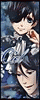 Kuroshitsuji Badge (Ciel ~ Sebastian)
