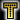Alphabet Badge ~T~