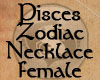 Pisces Zodiac Necklace F