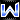 Blue Chrome Letters W2