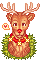 Reindeer Badge