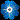 Blue Prostate cancer Awareness flower