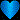 Blue Prostate cancer awareness heart