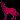Pink Wolf breast cancer awareness badge