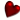 red heart of love
