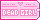 Dead Girl Tag Pink