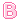 Pink Letter B 2