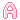 Pink Letter A