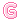 Pink Letter G 2