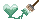 Green Paint my heart