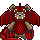 Red Dragon Costume Bear