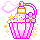 Perfume cupcake